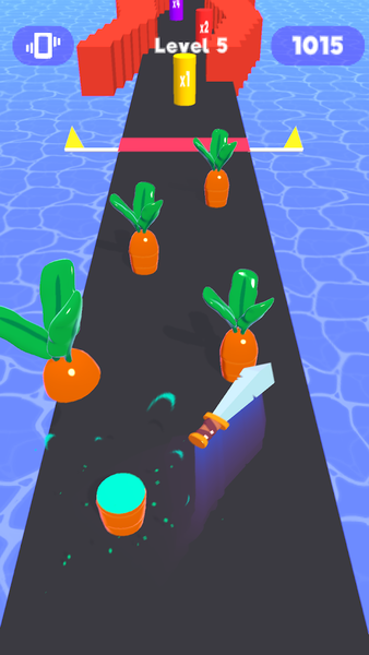 Knife Rotate - Gameplay image of android game