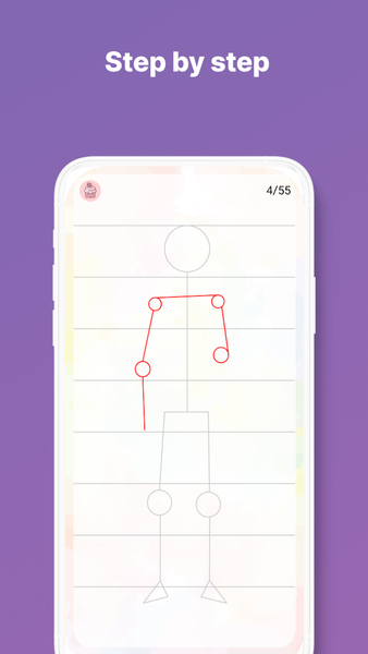 Anime print: how to draw anime - Image screenshot of android app
