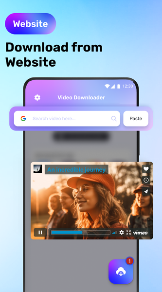 Video Downloader & Video Saver - عکس برنامه موبایلی اندروید
