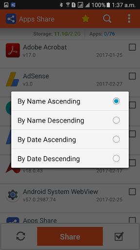 SHAREall: File Transfer & Apps - عکس برنامه موبایلی اندروید