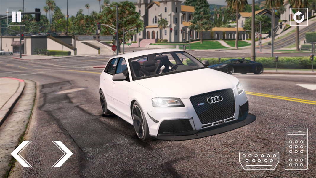 Sim Audi RS5 Epic Car Driving - Gameplay image of android game