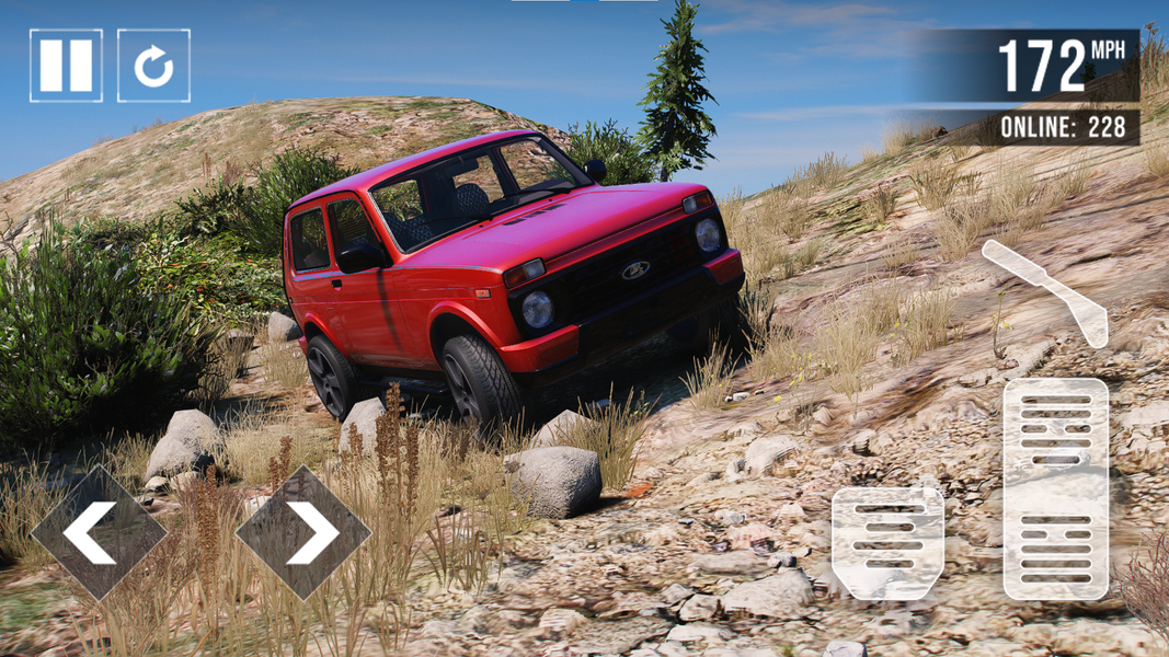 Niva: Off-Road Car Driving - Gameplay image of android game