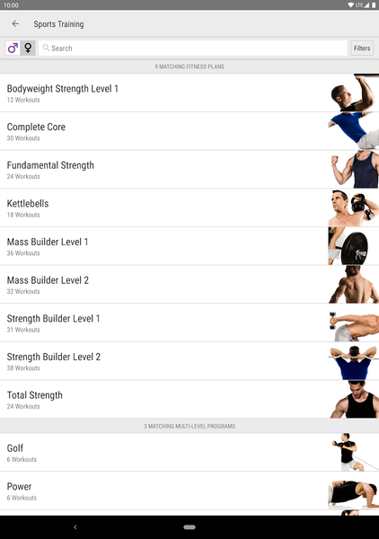Anytime Workouts - Image screenshot of android app