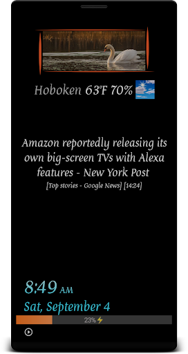 Always on Display XPath - Image screenshot of android app