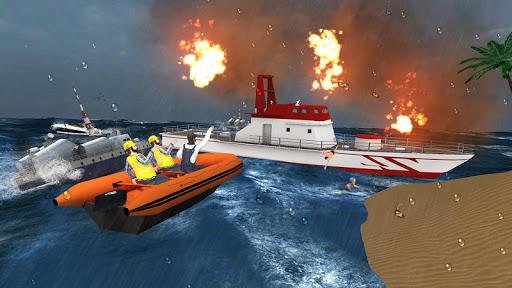 Ship Games Rescue Ship Sim - Image screenshot of android app