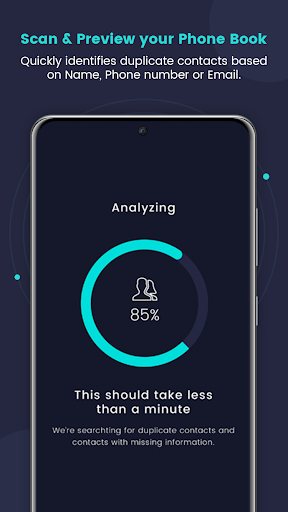 Duplicate Contacts Cleaner App - عکس برنامه موبایلی اندروید