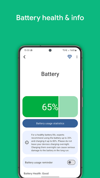 Device Care Monitor - Image screenshot of android app