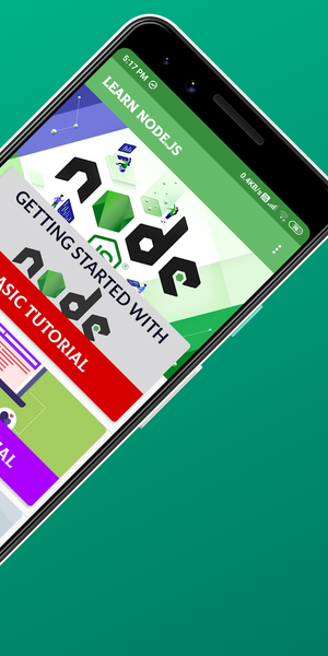 Learn Node.js - Image screenshot of android app
