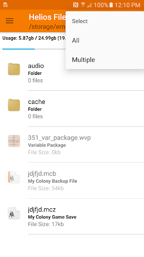 Helios File Manager - Image screenshot of android app