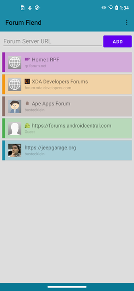 Forum Fiend - Image screenshot of android app