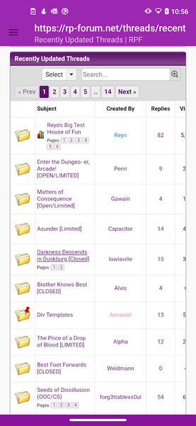 Forum Fiend - Image screenshot of android app