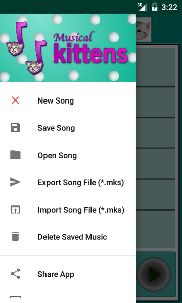 Musical Kittens - Image screenshot of android app