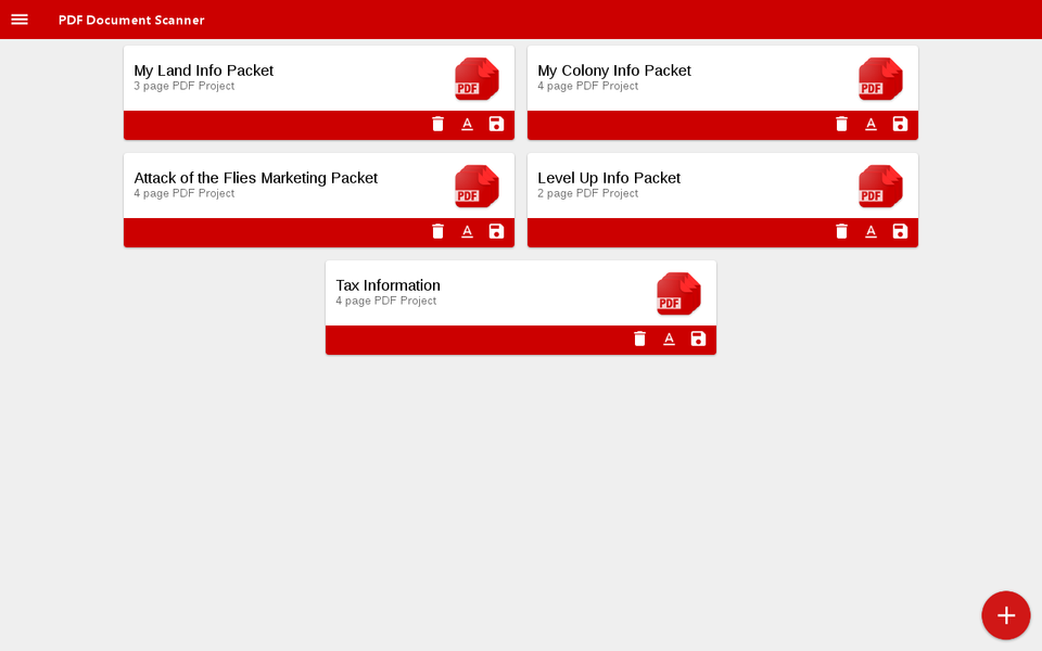 PDF Document Scanner - Image screenshot of android app