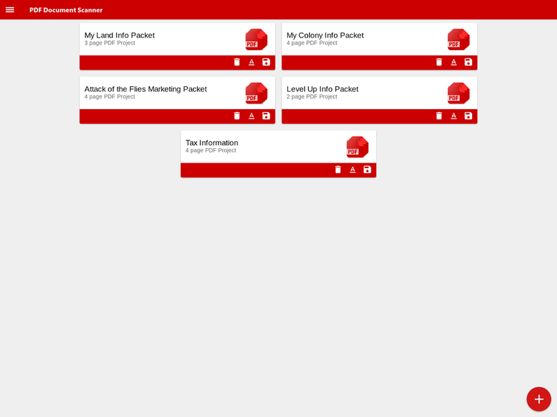PDF Document Scanner - Image screenshot of android app