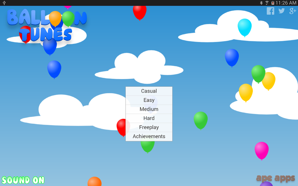 Balloon Tunes - عکس بازی موبایلی اندروید