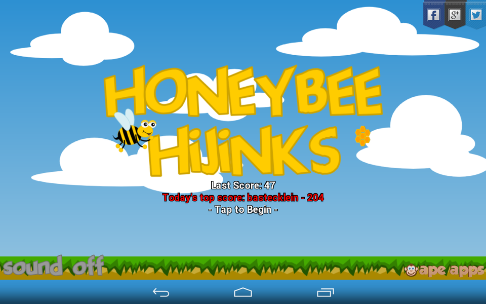 Honeybee Hijinks - عکس بازی موبایلی اندروید