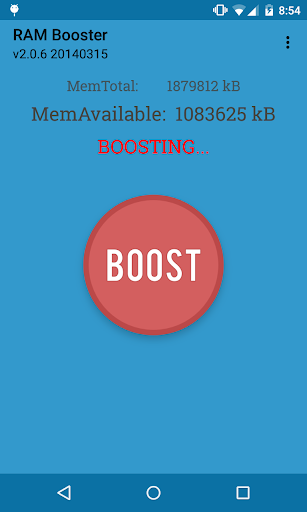 RAM Booster - Image screenshot of android app