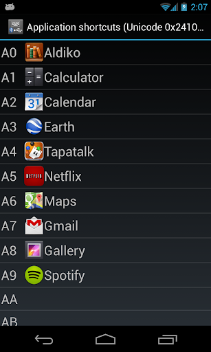 External Keyboard Helper Demo - Image screenshot of android app