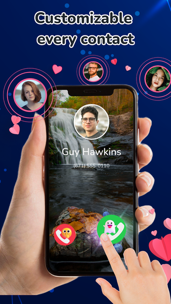 Call Screen: Color Call Theme - عکس برنامه موبایلی اندروید