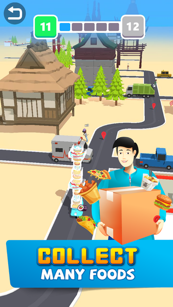 Package delivery 3D - Gameplay image of android game