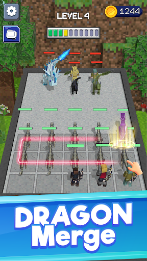 Pixel dragon: merge games - Gameplay image of android game