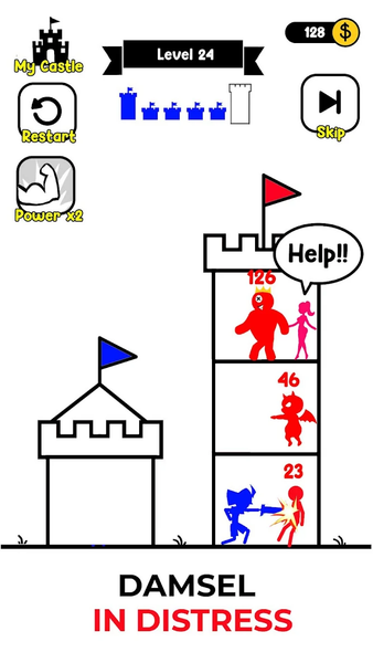 Stickman Tower War: Stick Hero - عکس بازی موبایلی اندروید
