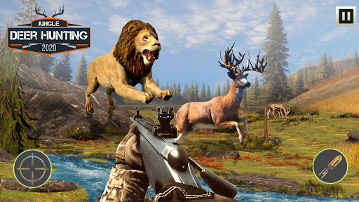 Jungle Deer Hunting Simulator - Gameplay image of android game