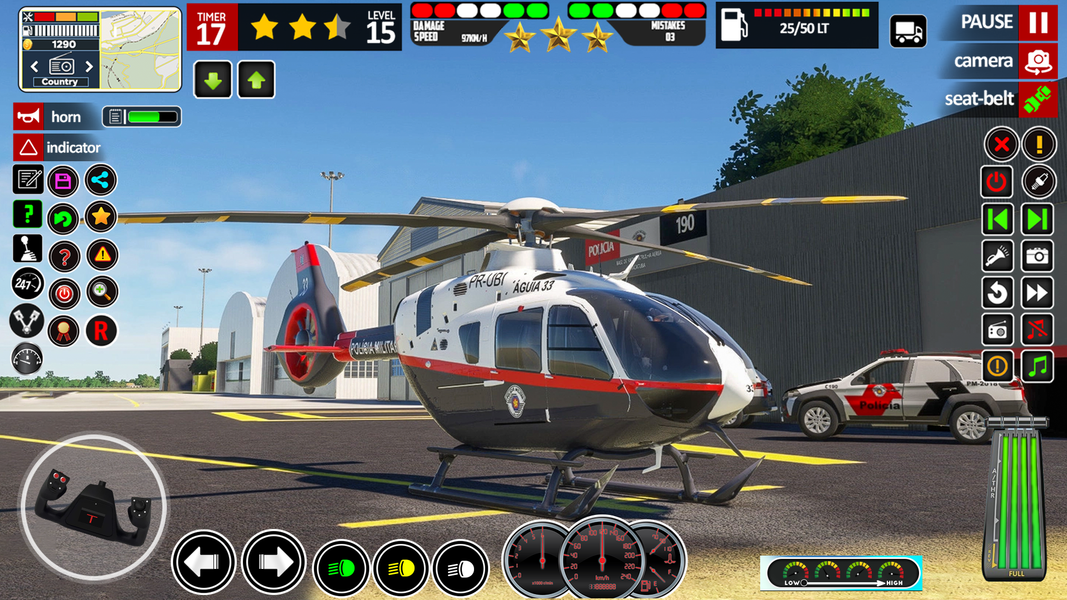 Helicopter Simulator Game ۳D - عکس بازی موبایلی اندروید