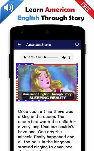 Learn American English Through Story - Image screenshot of android app