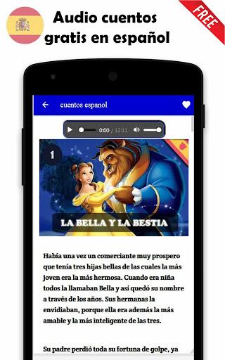 Audio cuentos gratis en español - Image screenshot of android app