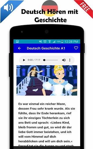 Deutsch Hören mit Geschichte - Image screenshot of android app