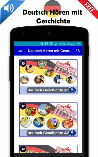 Deutsch Hören mit Geschichte - عکس برنامه موبایلی اندروید
