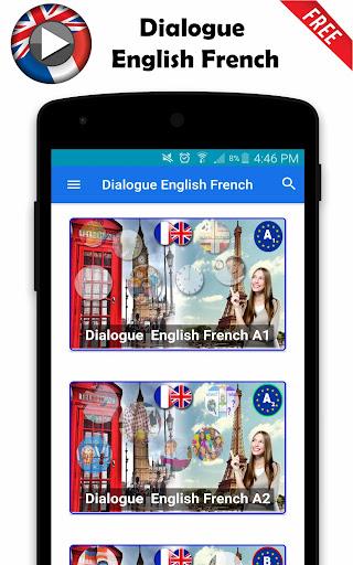 Dialogue English French - عکس برنامه موبایلی اندروید