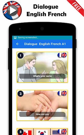 Dialogue English French - Image screenshot of android app