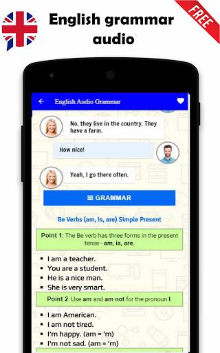 English Audio Grammar Complete Handbook - Image screenshot of android app