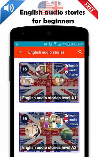 English audio stories for begi - Image screenshot of android app