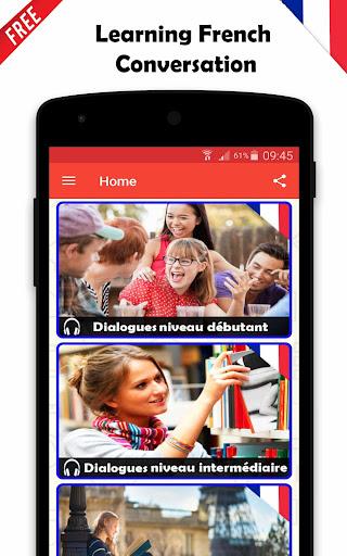 French conversation - Image screenshot of android app