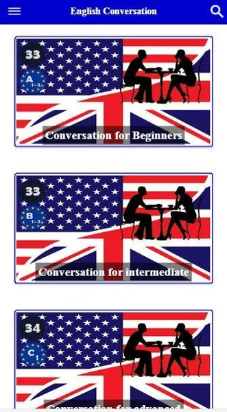 Speaking English Practice Conv - Image screenshot of android app