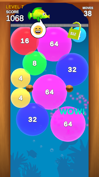 ۲۰۴۸ Bubbles - عکس بازی موبایلی اندروید
