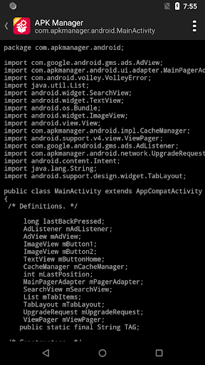 APK Analyzer - عکس برنامه موبایلی اندروید