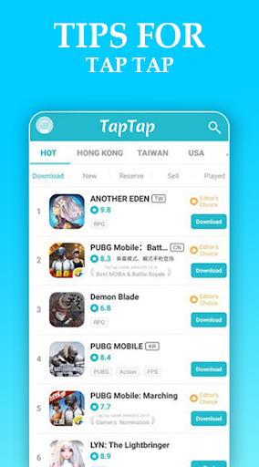 Tap Tap app Apk Games Guide - Image screenshot of android app
