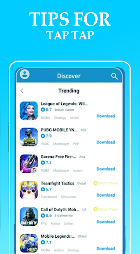 Tap Tap app Apk Games Guide - Image screenshot of android app