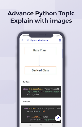 Learn Python Programming - Offline Tutorial - عکس برنامه موبایلی اندروید