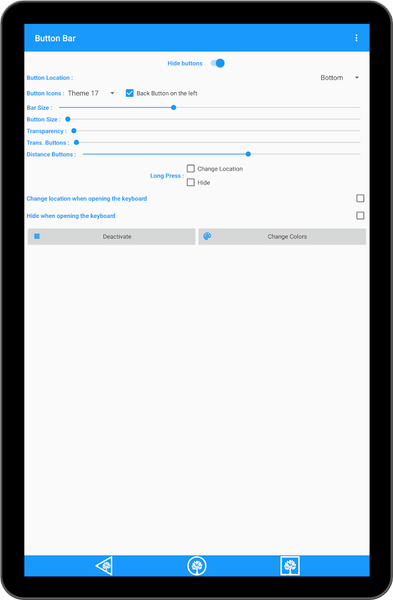Button Bar - عکس برنامه موبایلی اندروید