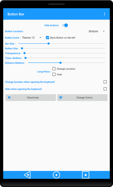 Button Bar - عکس برنامه موبایلی اندروید