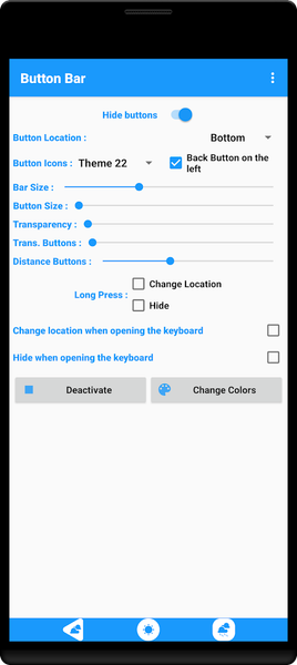 Button Bar - عکس برنامه موبایلی اندروید