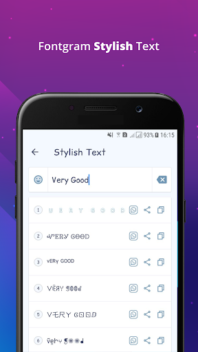 Fontstyle - Cool & Stylish Font for Instagram - Image screenshot of android app
