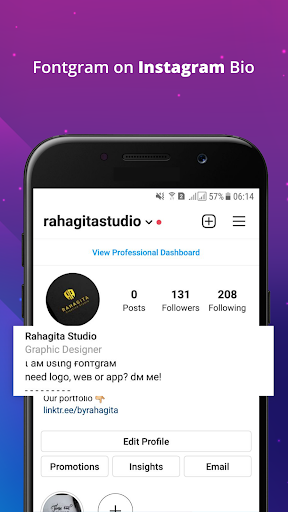 Fontstyle - Cool & Stylish Font for Instagram - Image screenshot of android app