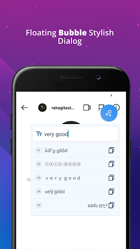 Fontstyle - Cool & Stylish Font for Instagram - Image screenshot of android app