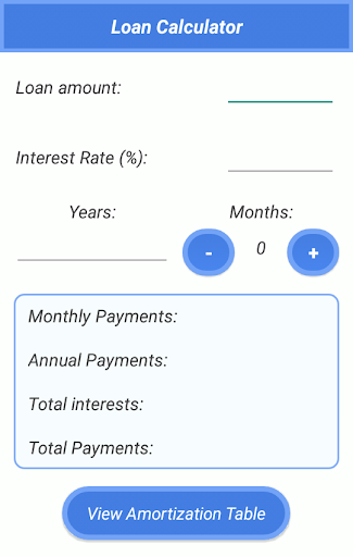 Loan Calculator - Image screenshot of android app